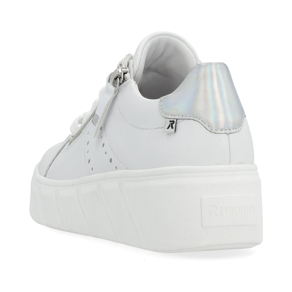 White Lace Up
