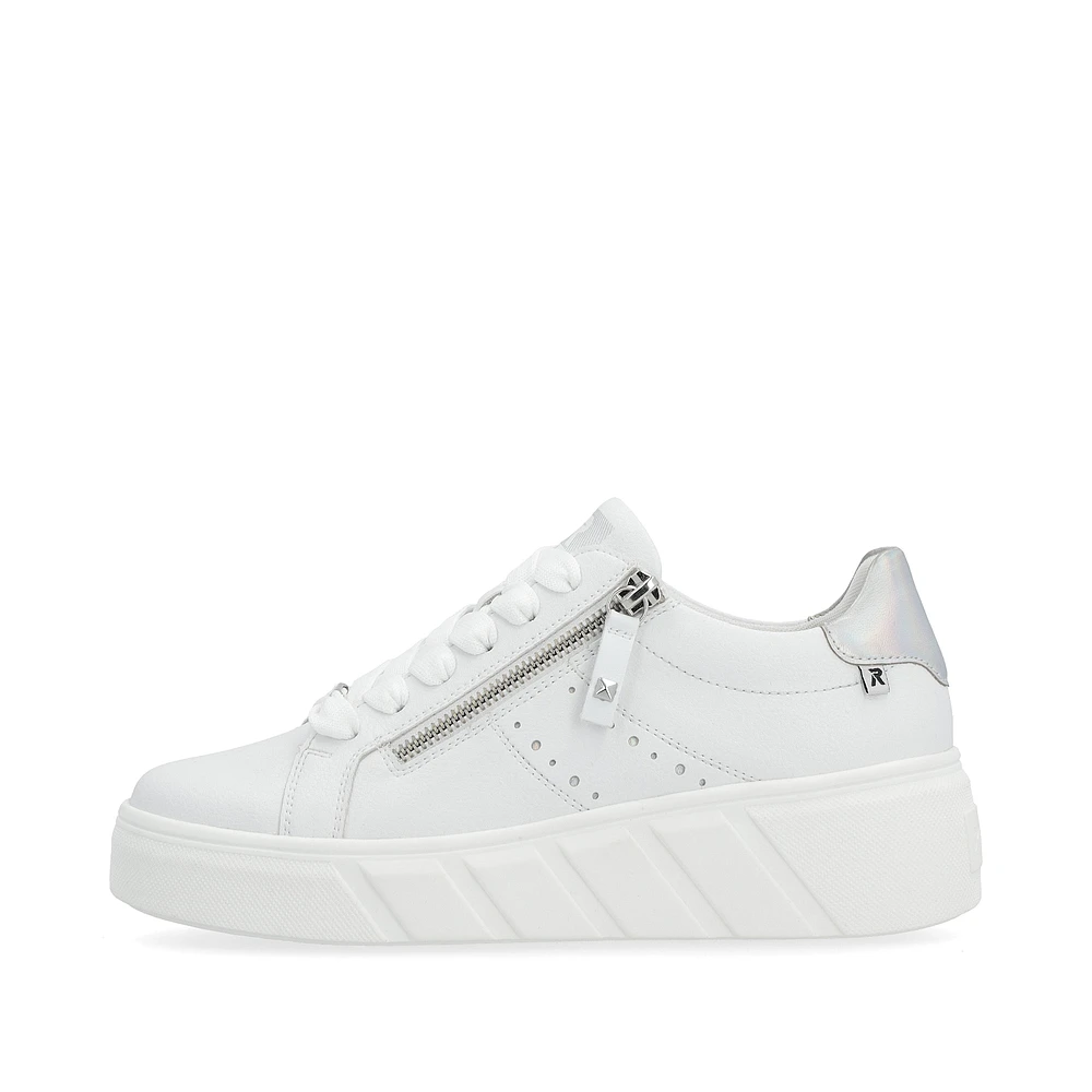 White Lace Up