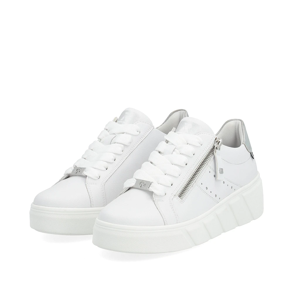 White Lace Up