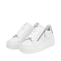 White Lace Up