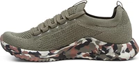 Carly Olive Camo Lace Up