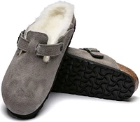 Boston Shearling Suede Leather Stone Coin - Narrow Fit