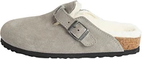 Boston Shearling Suede Leather Stone Coin - Narrow Fit