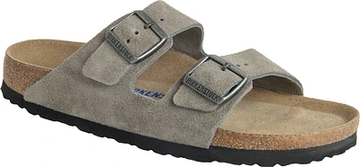 Arizona Soft Footbed Suede Stone Coin - Narrow