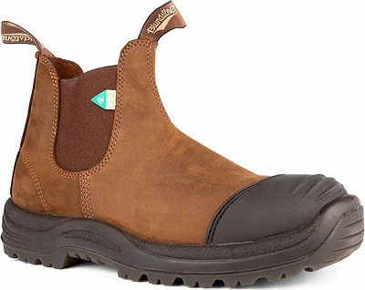 Blundstone 169 - Work & Safety Boot Rubber Toe Cap Saddle Brown