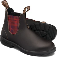 Blundstone 2100 - Original Brown With Burgundy Tartan Elastic