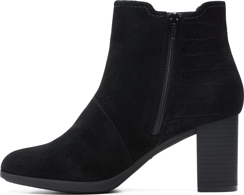 Bayla Rose Black Suede