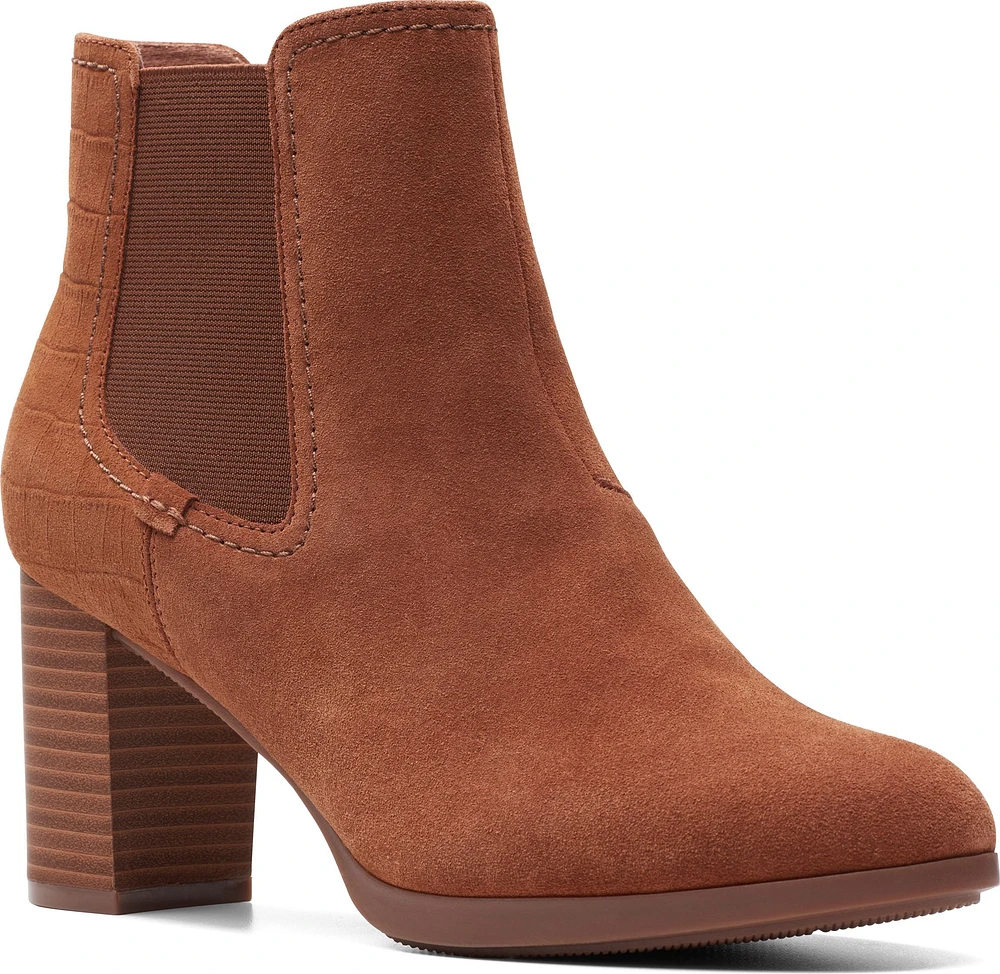 Bayla Rose Tan Suede