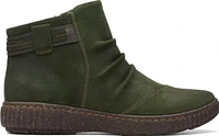 Caroline Derby Dark Green Suede