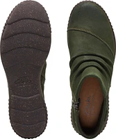 Caroline Derby Dark Green Suede