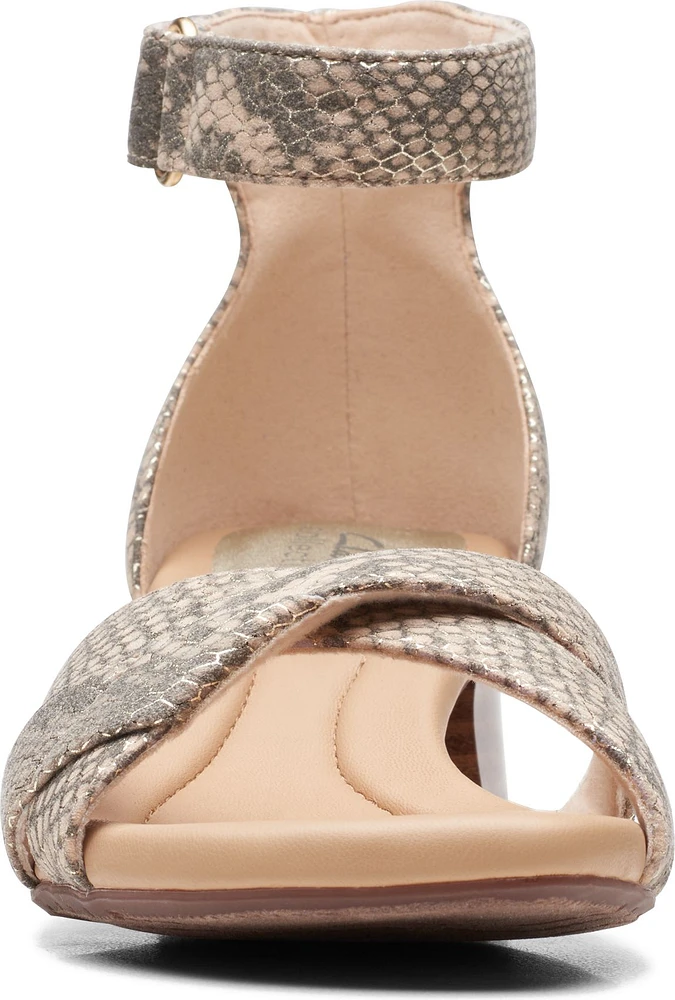 Desirae Lily Beige Metallic