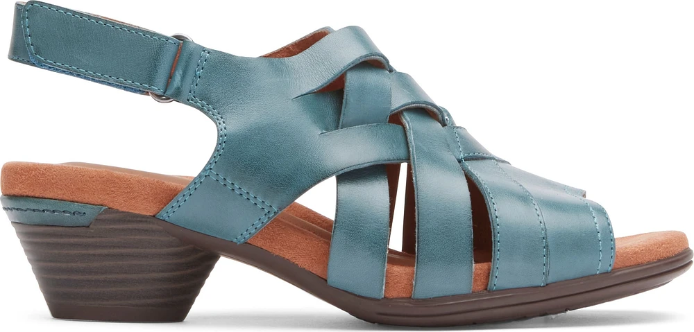 Laurel Woven Sandal Teal