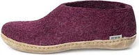 Wool Felt Shoe Leather Sole Cranberry