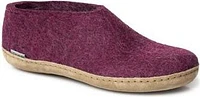 Wool Felt Shoe Leather Sole Cranberry