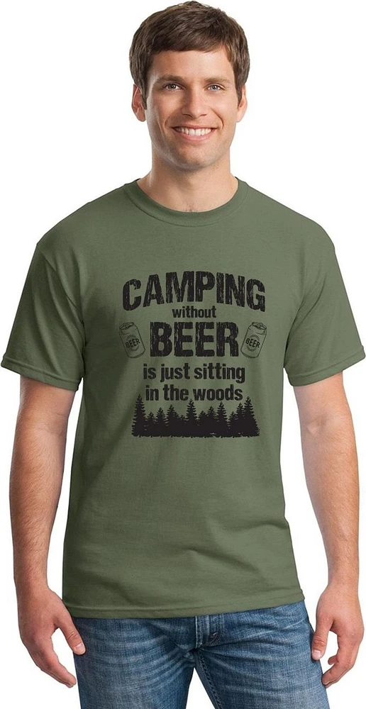 T-shirt Camping Without Beer