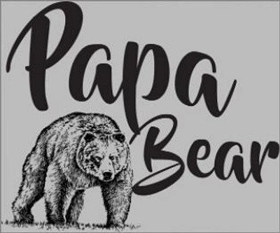 T-shirt Papa Bear Drawing