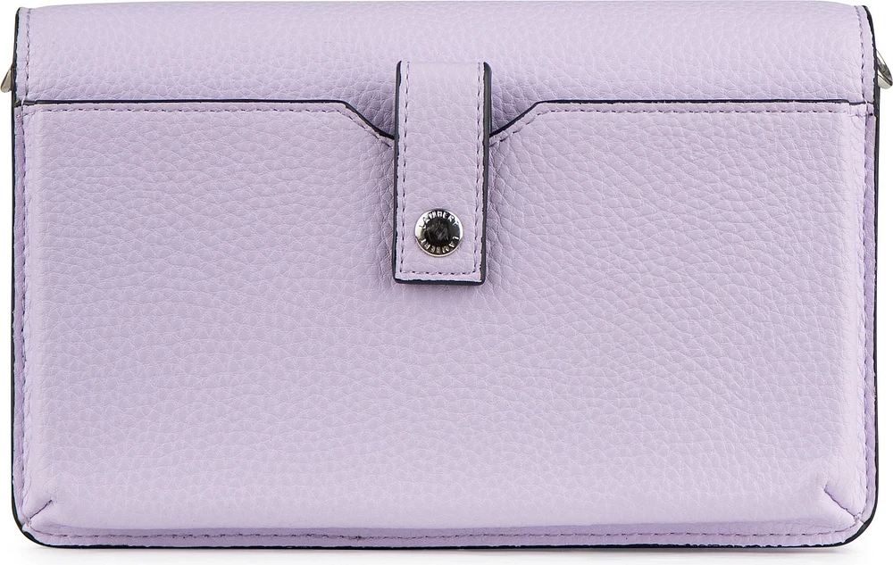 2 In 1 Wallet Crossbody SLG Lavender Pebble