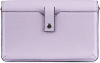 2 In 1 Wallet Crossbody SLG Lavender Pebble