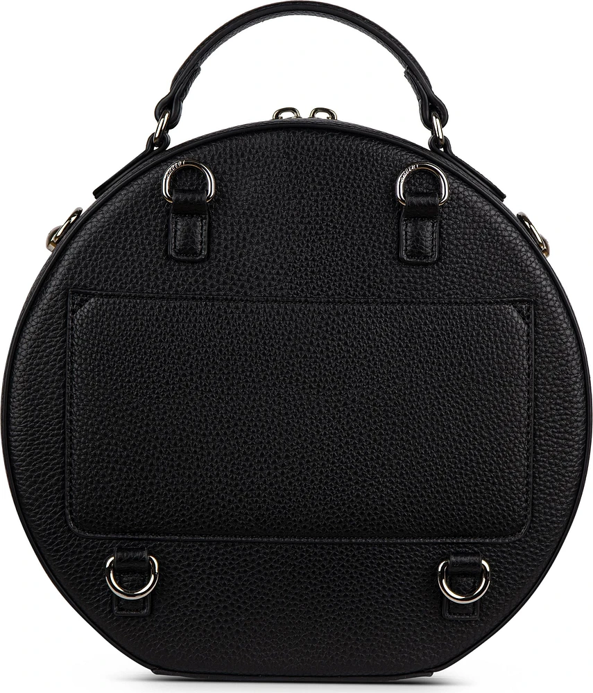 3 In 1 Handbag Black Pebble