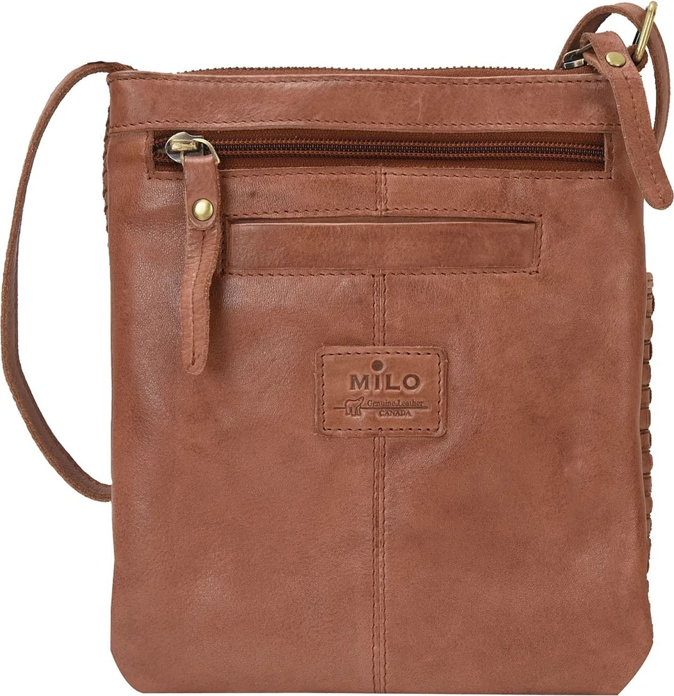 Pixie Woven Crossbody Tan