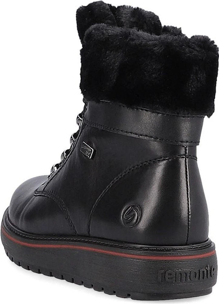 Black Wool Lined W Tex