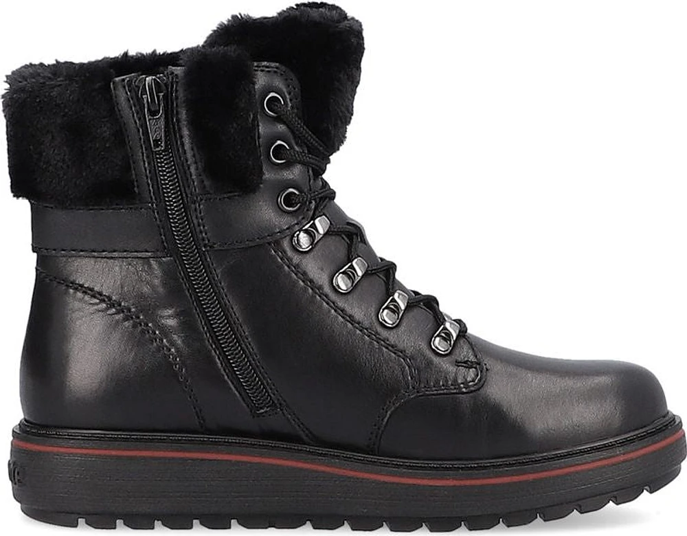 Black Wool Lined W Tex
