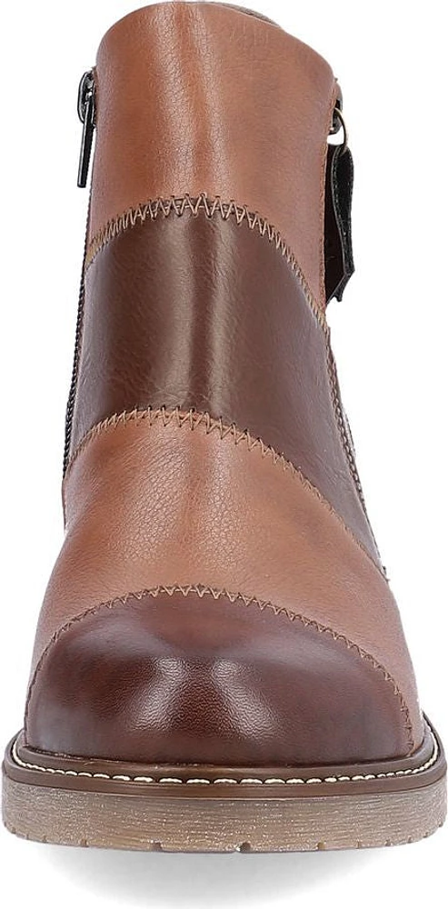 Chestnut Side Zip Boot