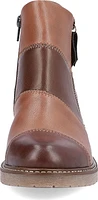 Chestnut Side Zip Boot