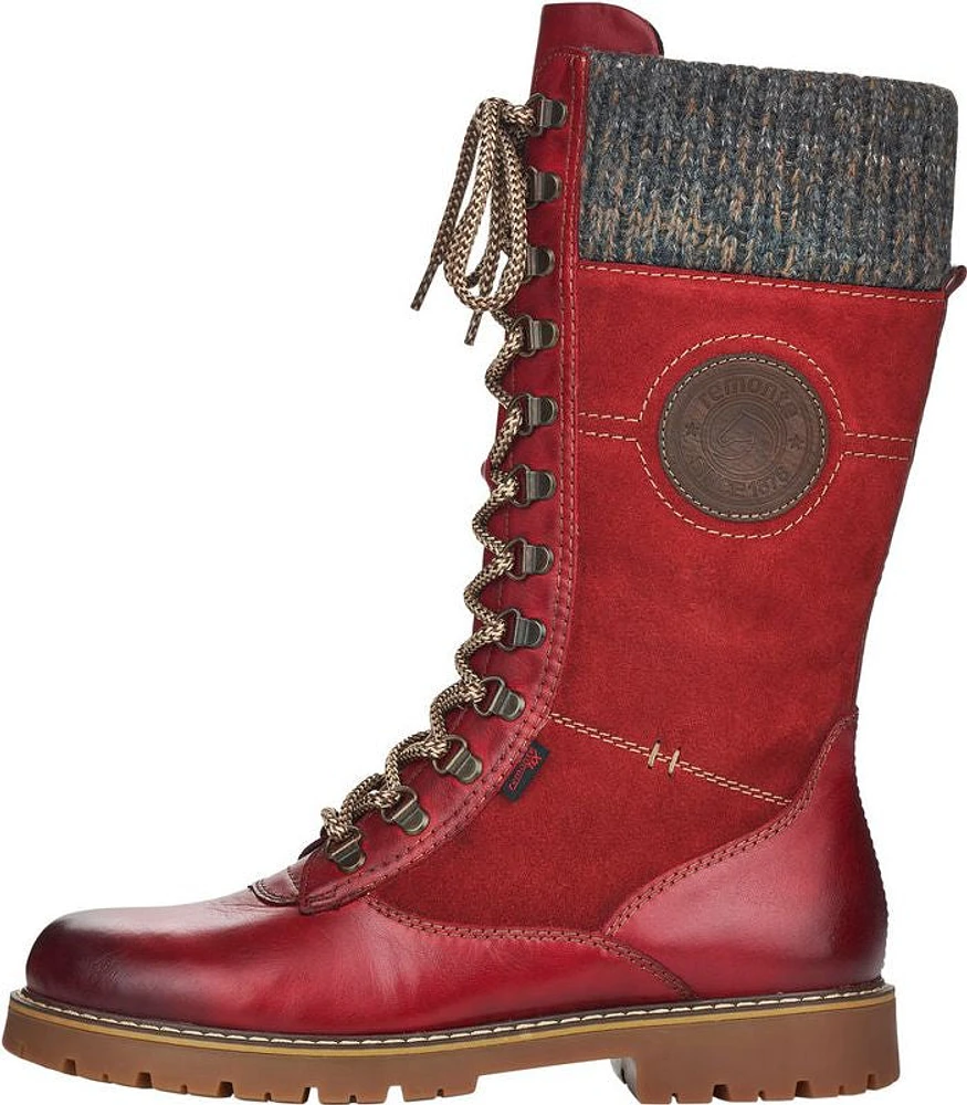 Tall Red Flip Grip Boot