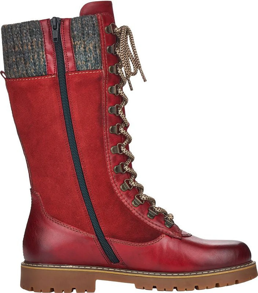 Tall Red Flip Grip Boot