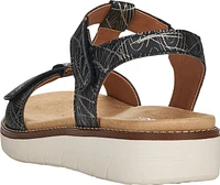 Black Velcro Sandal