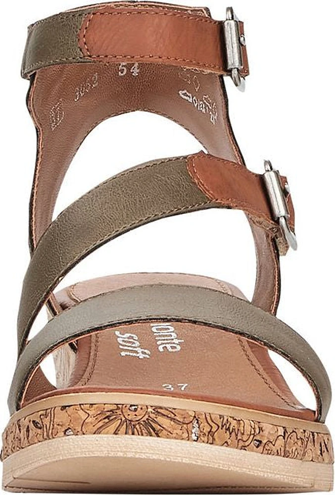 Forest Ankle Strap Wedge Sandal