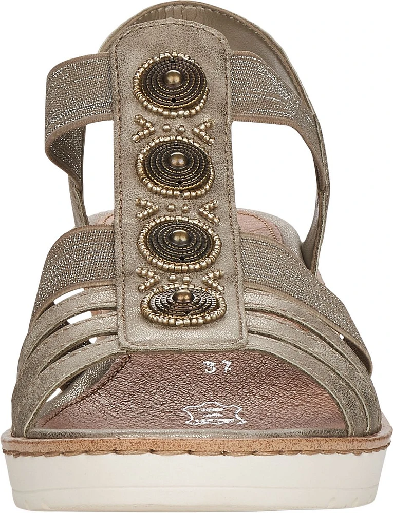 Grey Wedge Sandal