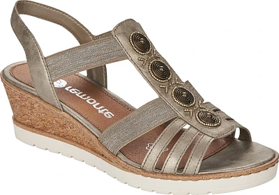 Grey Wedge Sandal