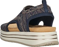 Navy Knit Sandal