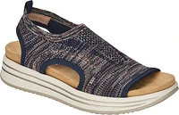 Navy Knit Sandal