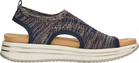 Navy Knit Sandal