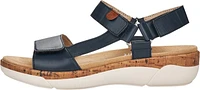 Navy Velcro Strap Sandal