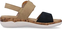 Sand/Navy Sandal