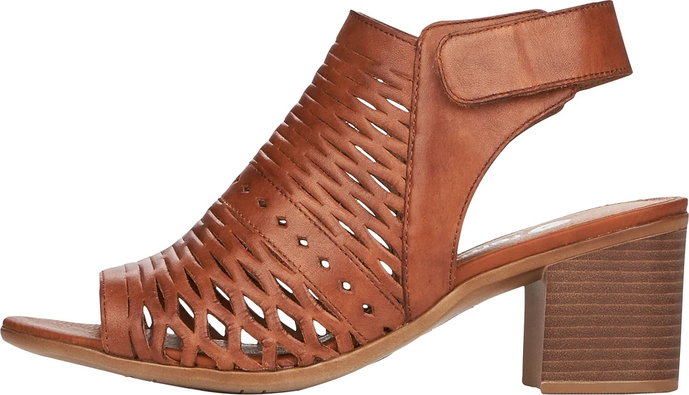 Tan Perforated Sandal Backstrap