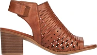 Tan Perforated Sandal Backstrap