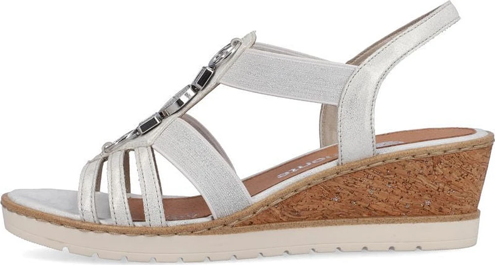 Elastic Pull On Sandal