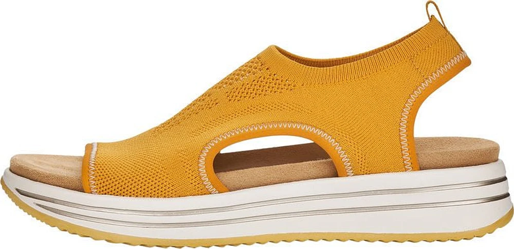 Yellow Knit Sandal