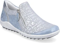 Blue Pattern Slip On