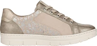 Grey Giraffe Print Lace Up