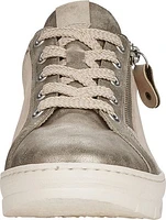 Grey Giraffe Print Lace Up