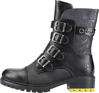 Black 4 Buckle Boot