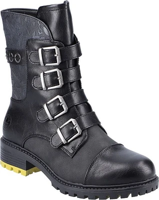 Black 4 Buckle Boot