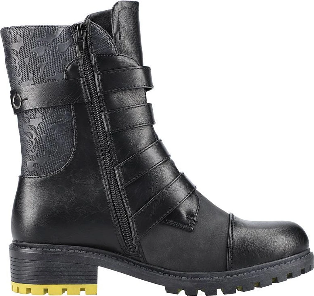 Black 4 Buckle Boot