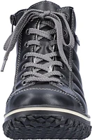 Black Lace Up Ankle Boot